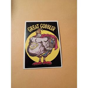 1983 General Mills Zero Heroes Trading Card Sticker Card Vintage #16